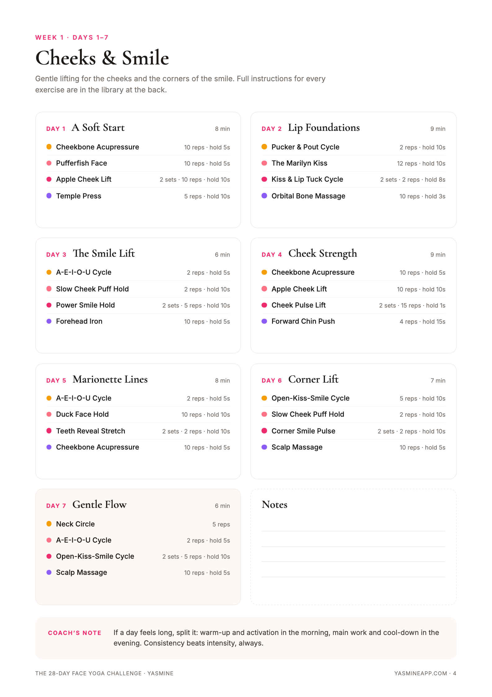 Short, seated-friendly daily routines