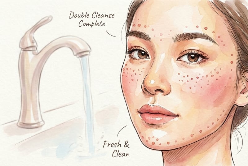Double Cleansing: Your Foundation Step