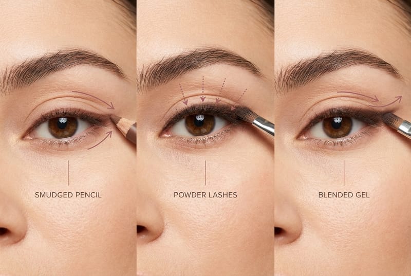 Eyeliner, Brows, and Lashes