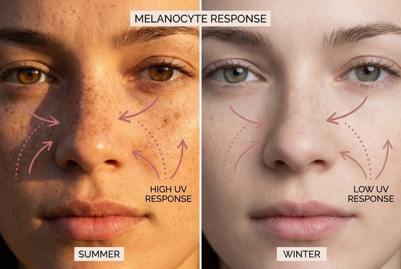 Freckles and Genetic Pigmentation