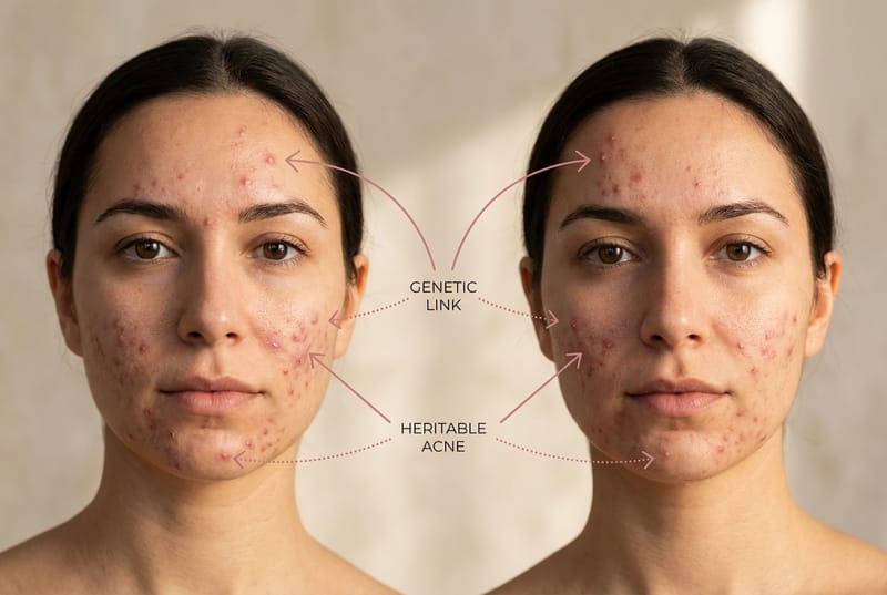 Genetics, Diet, and the Gut-Skin Connection