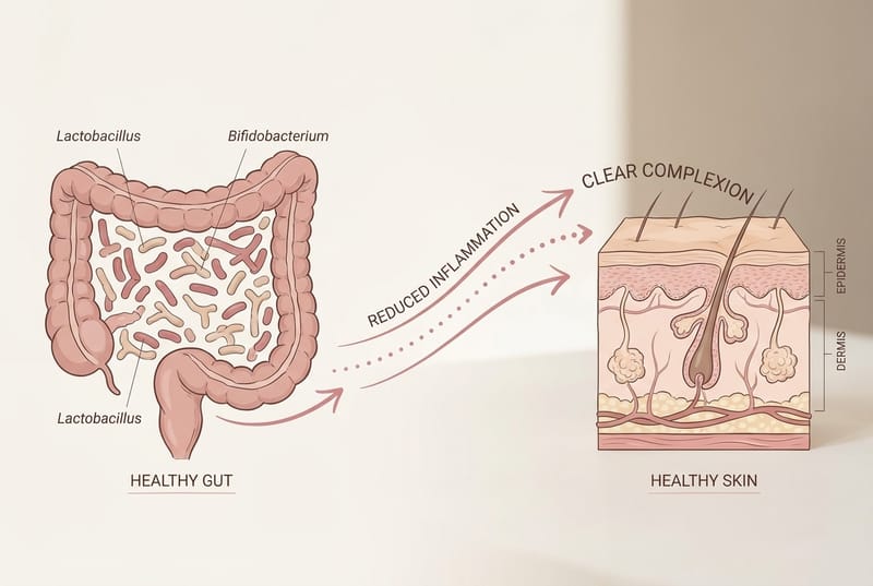 Genetics, Diet, and the Gut-Skin Connection