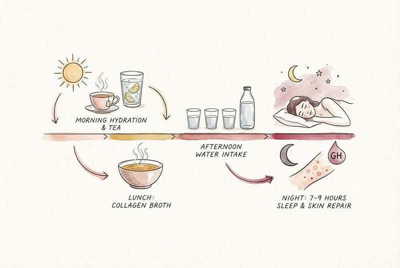 Nutrition, Lifestyle, and Face Yoga for Glow