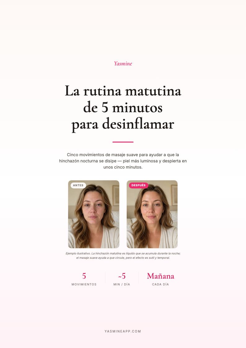 Rutina Matutina Antiinflamación de 5 Minutos