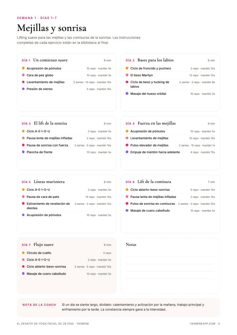 Rutinas diarias cortas y aptas para hacer sentada