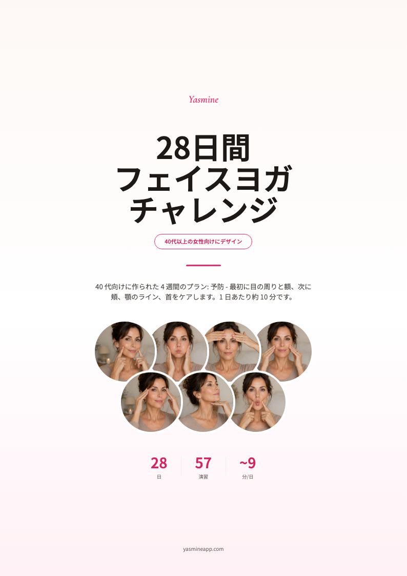 28日間チャレンジ · 40代エディション