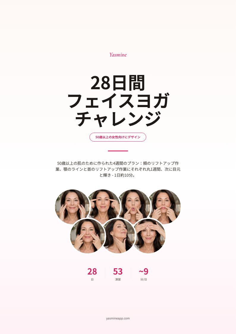 28日間チャレンジ · 50代エディション