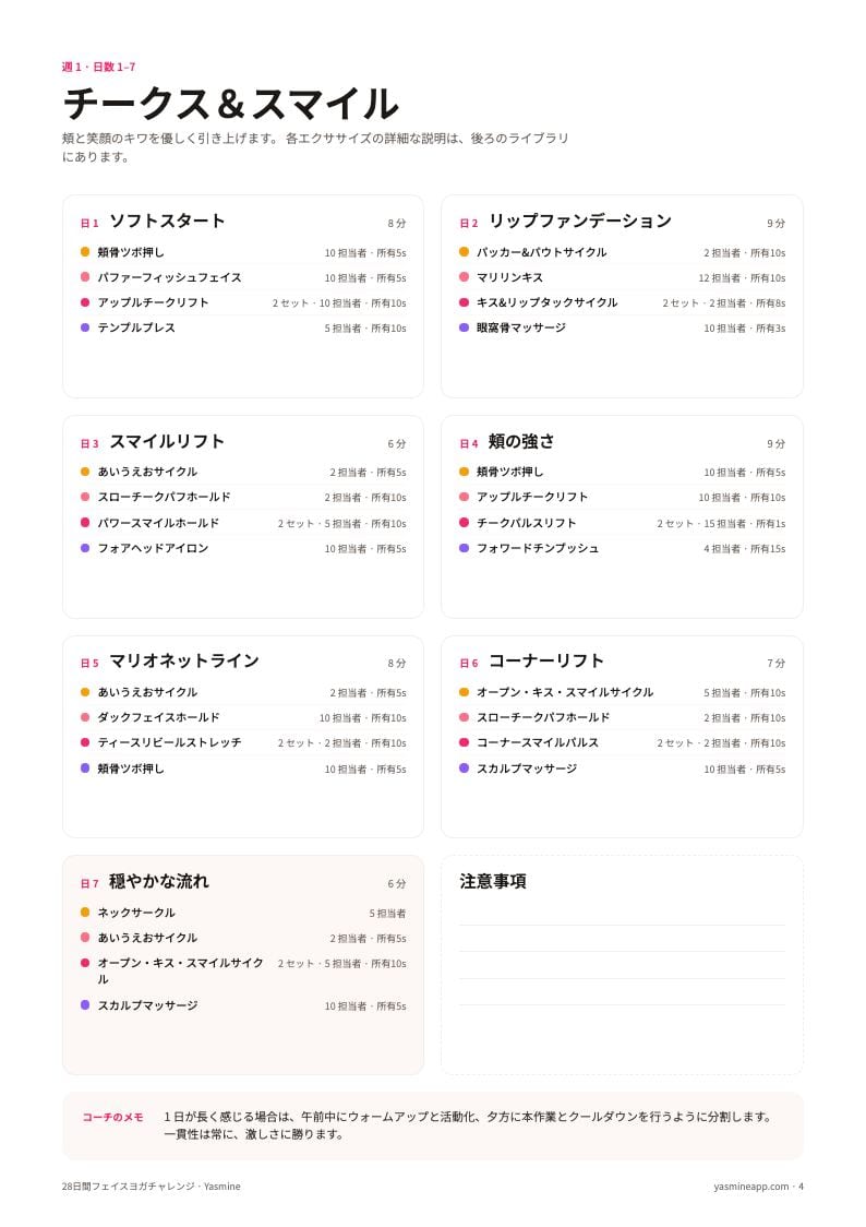 短めの、座ったままできる日々のルーティン