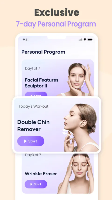 FaceYogi App Store preview, screen 3 of 8