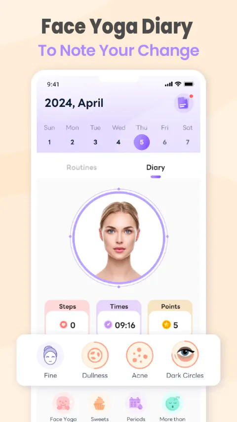 FaceYogi App Store preview, screen 5 of 8