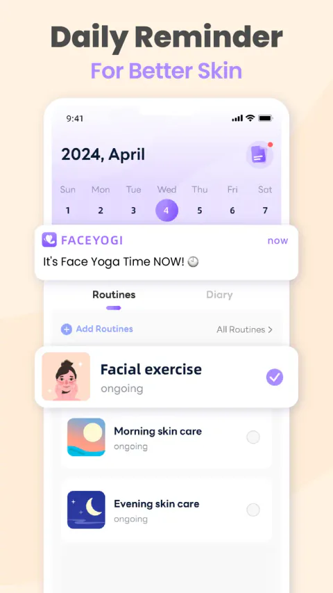FaceYogi App Store preview, screen 7 of 8