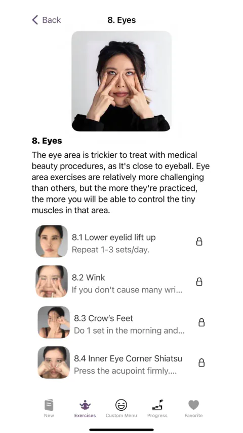 Koko Face Yoga App Store preview, screen 6 of 9