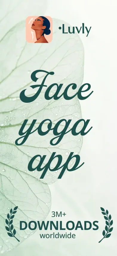 Luvly Face Yoga app introduction from its App Store listing