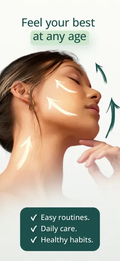 Luvly facial-care routine preview from its App Store listing
