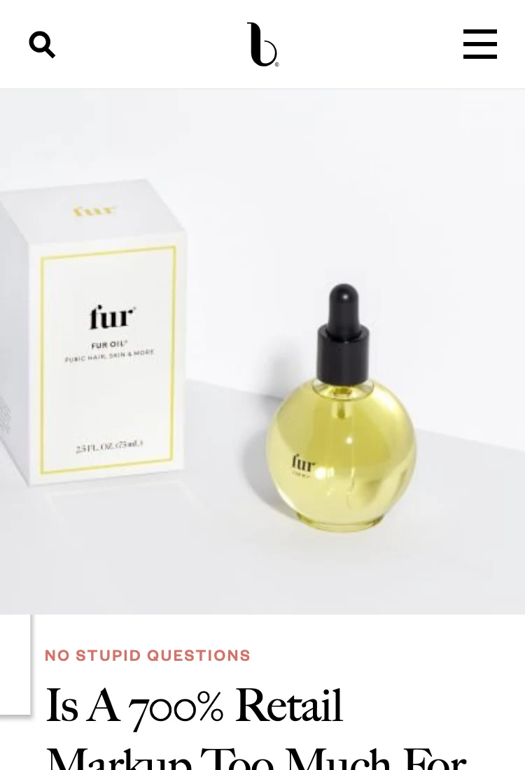 Beauty Independent — Beauty products with 700%+ retail markups exposed